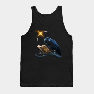 THE CROW READING SOLAR ECLIPSE Tank Top